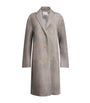 Lafayette 148 Grey Cowhide Overcoat