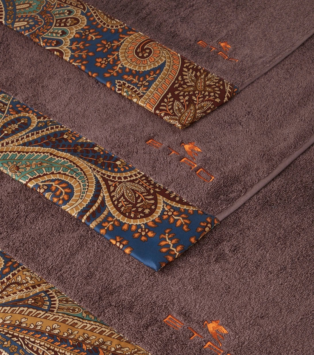 Etro - طقم مناشف من 5 قطع من القطن تيري