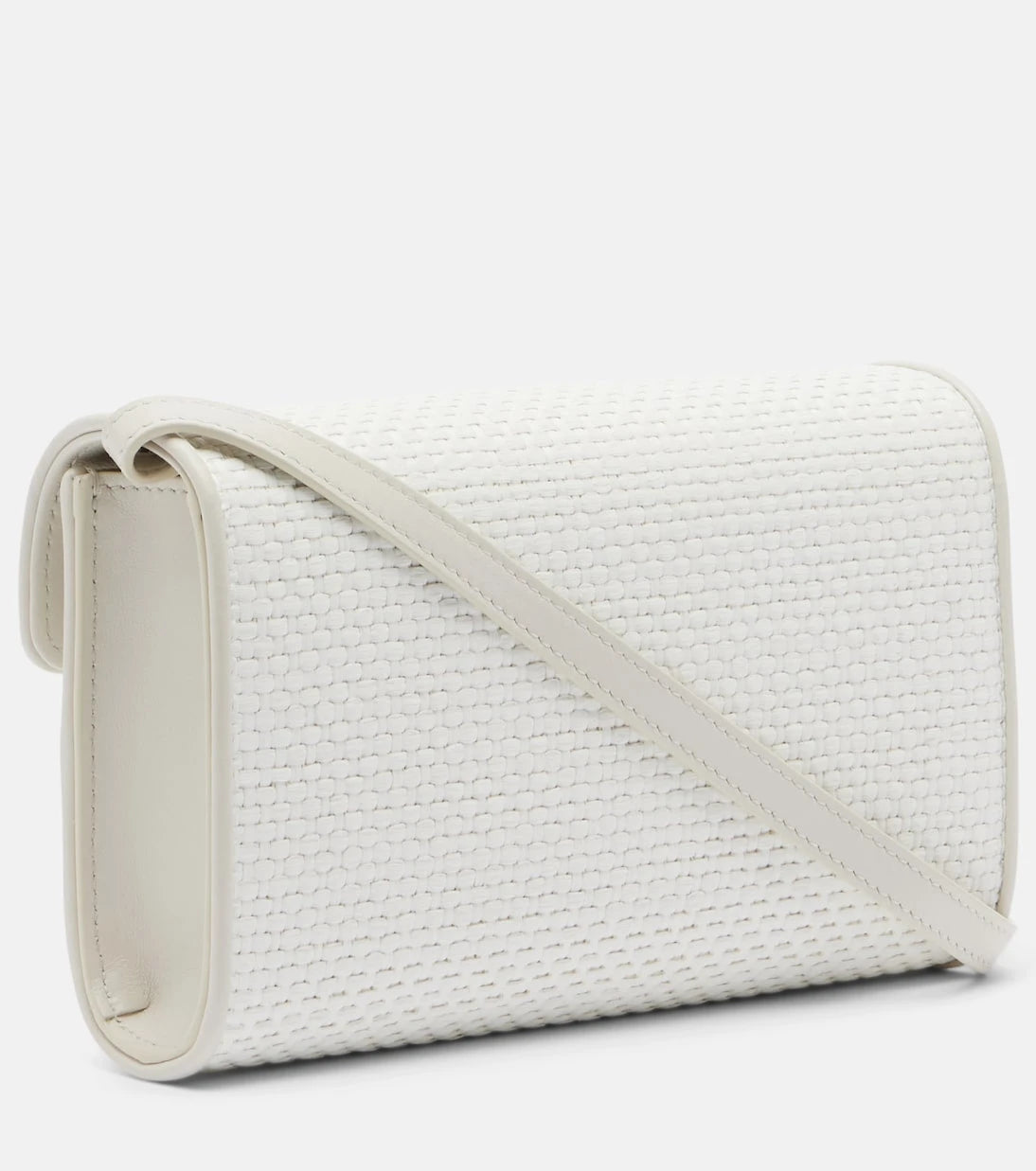 Savette - Symmetry Mini raffia crossbody bag