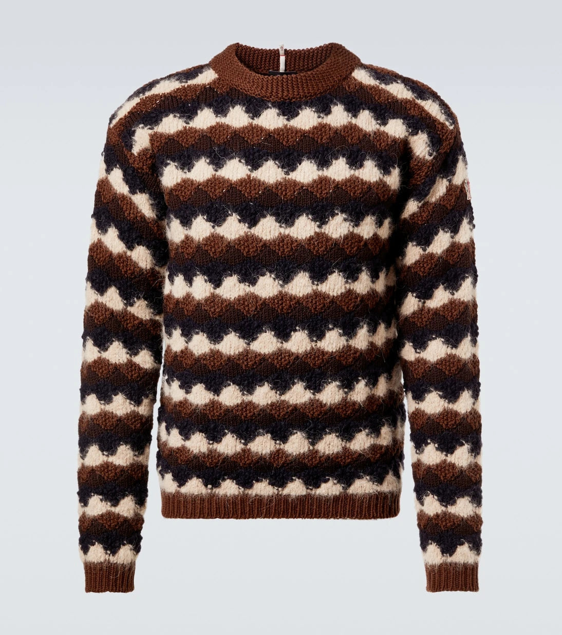 Moncler Grenoble - Striped wool and alpaca-blend sweater
