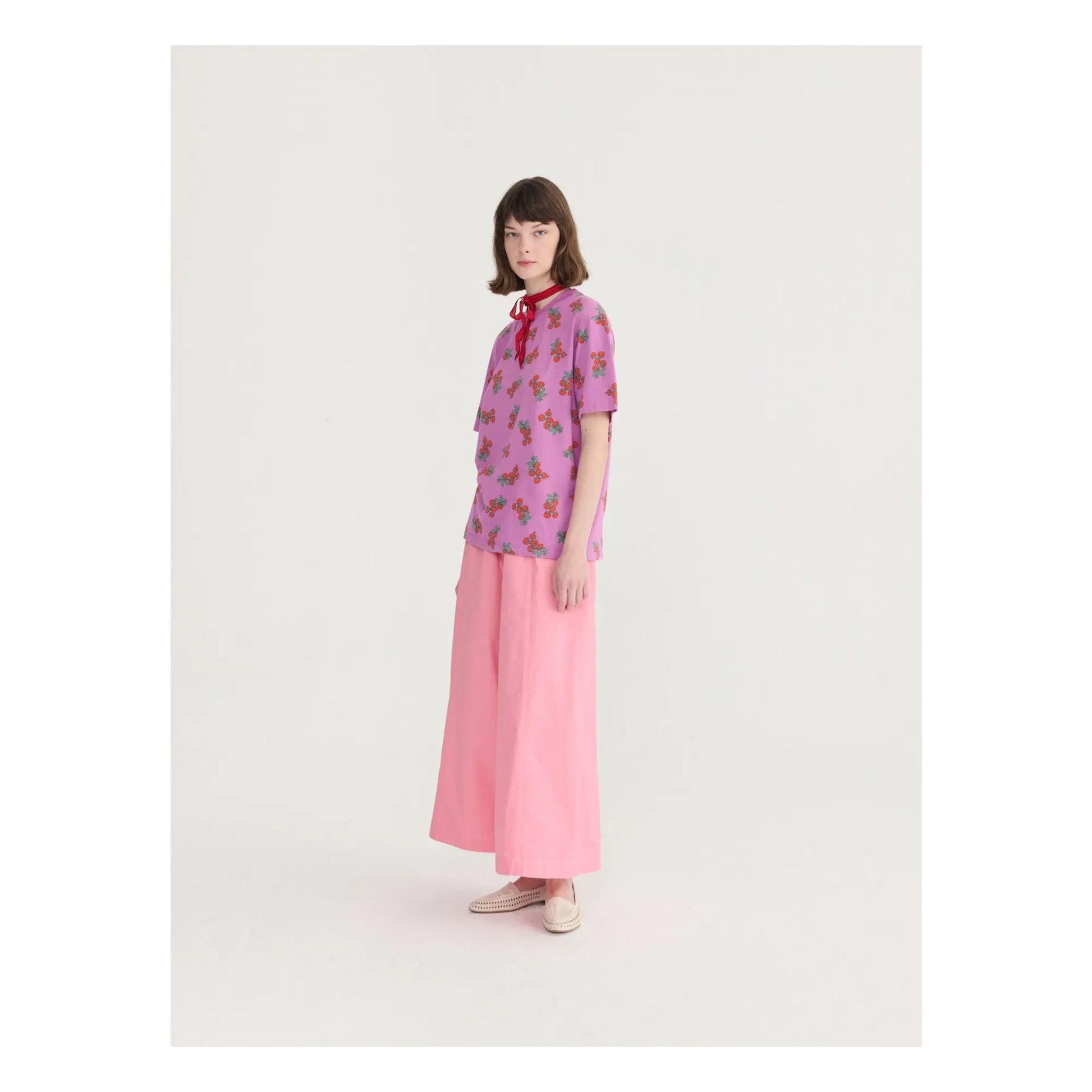 Bobo Choses - Paper Touch organic cotton pants | Pink