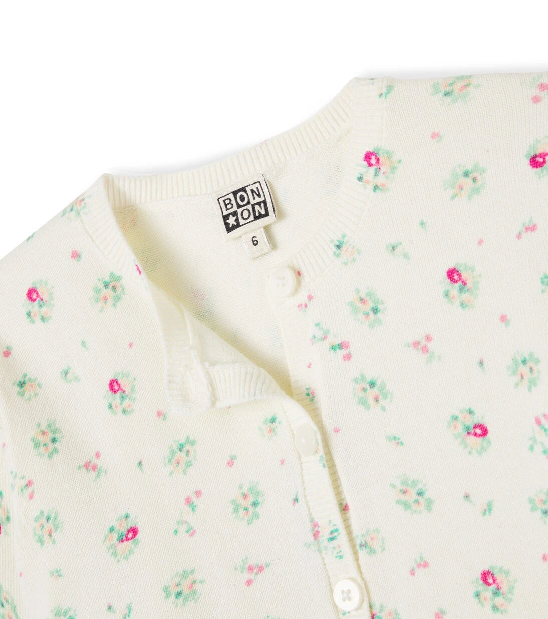 Bonton - Lilou floral cotton cardigan