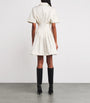 Palmer//Harding Ivory Stretch-Cotton Courage Mini Dress
