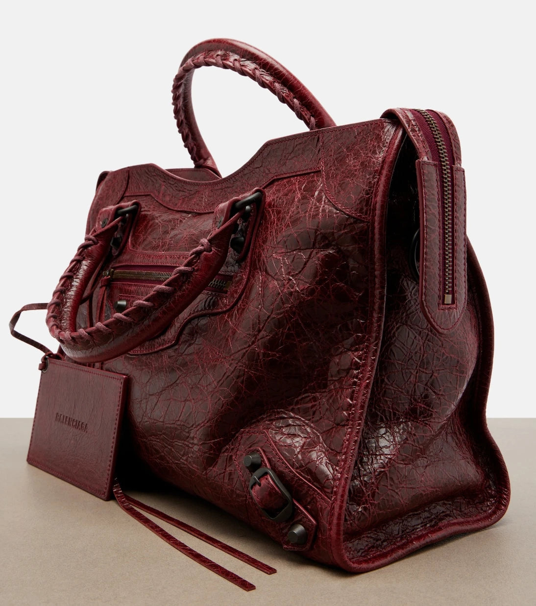 Balenciaga - Le City Medium leather top-handle bag