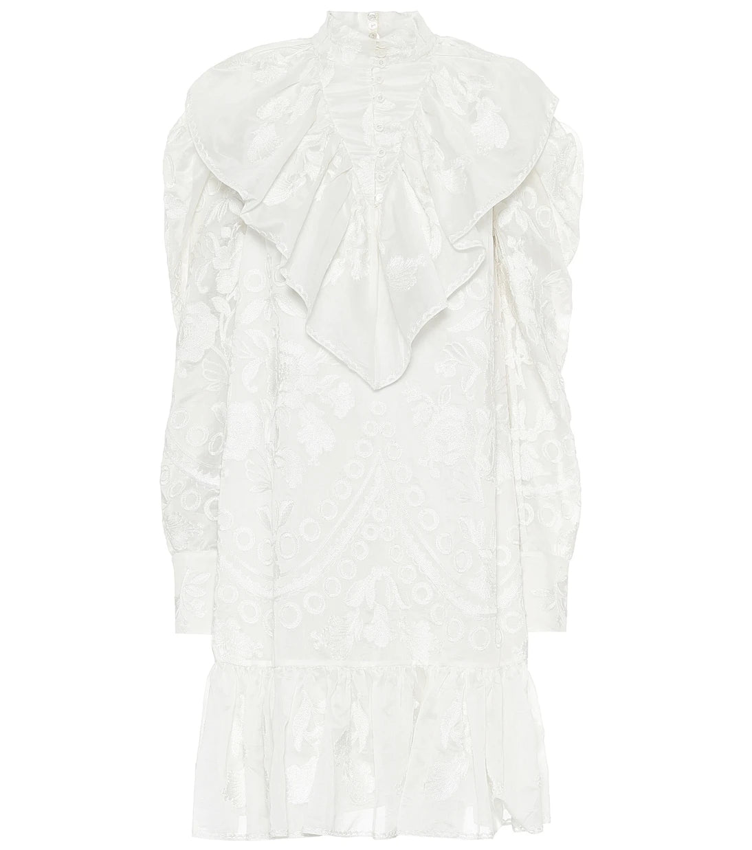 Erdem - Arturo cotton and silk minidress