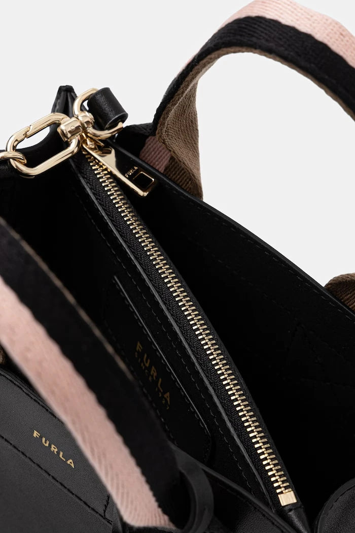 Furla дамска чанта crossbody от кожа Divide It Mini Tote
