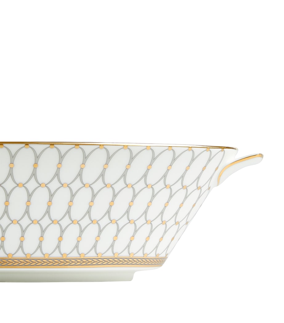 Renaissance Grey Oval Serving Bowl (34cm)