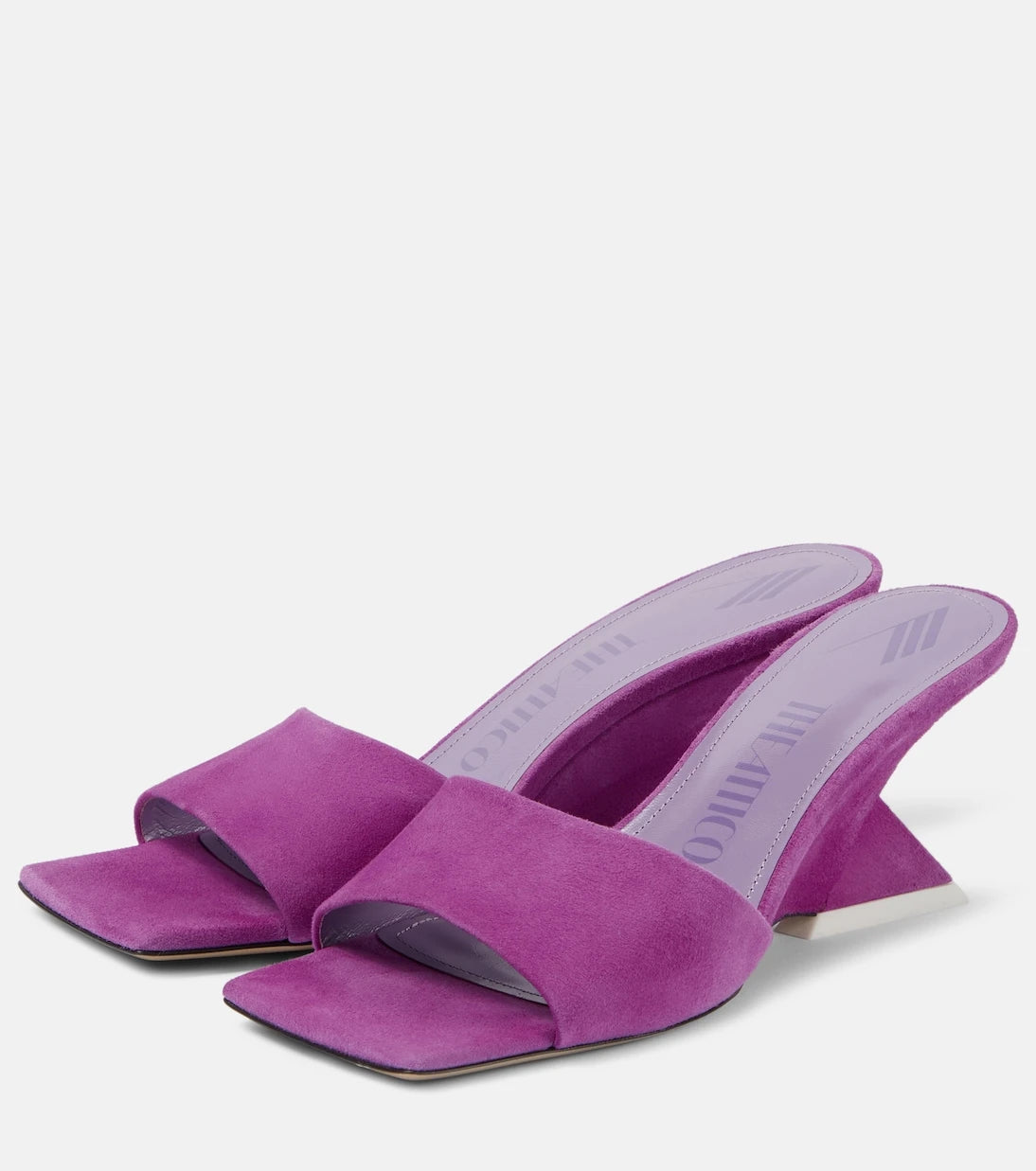 The Attico - Cheope 60 suede mules
