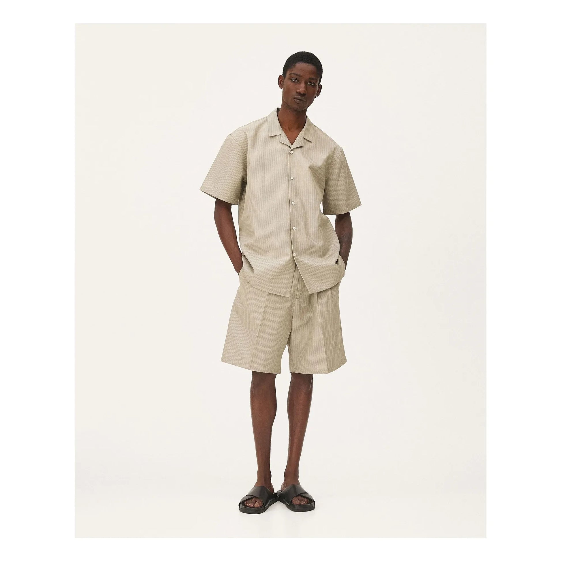 Noyoco - Como Cotton shorts | Beige