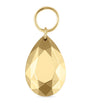 Faceted Pear Single Charm (9mm)