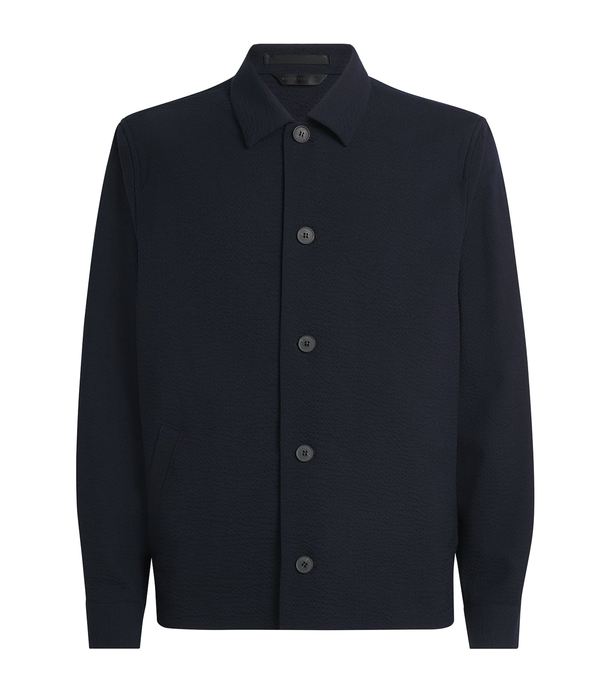 Stretch-Wool Seersucker Jacket BUAA-NAVY