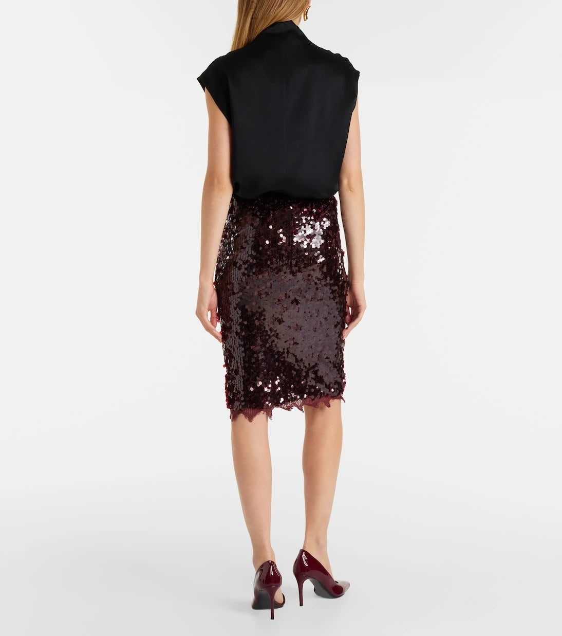 Christopher Esber - Opaline sequined midi skirt