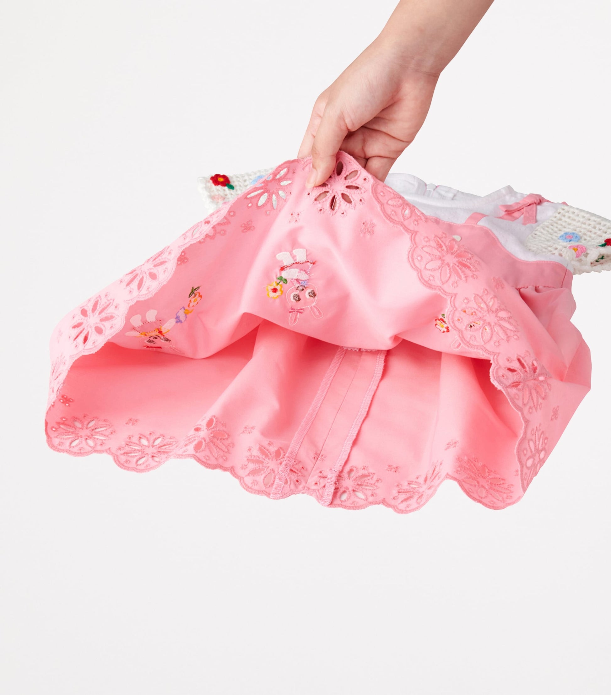 Cotton Embroidered Dress (2-7 Years)