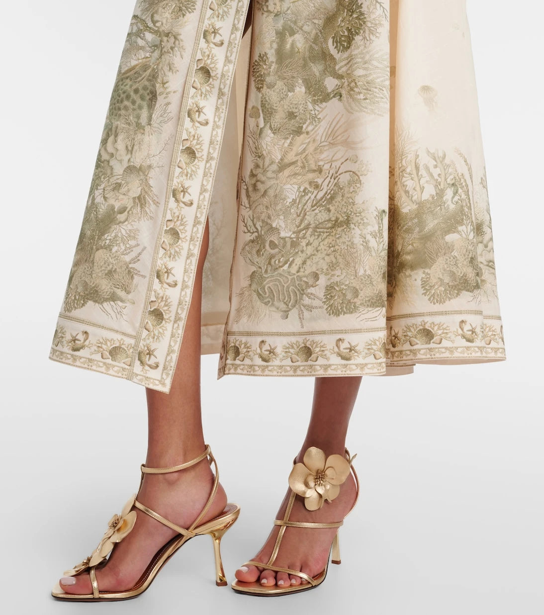 Zimmermann - Wanderlust printed cotton wrap dress