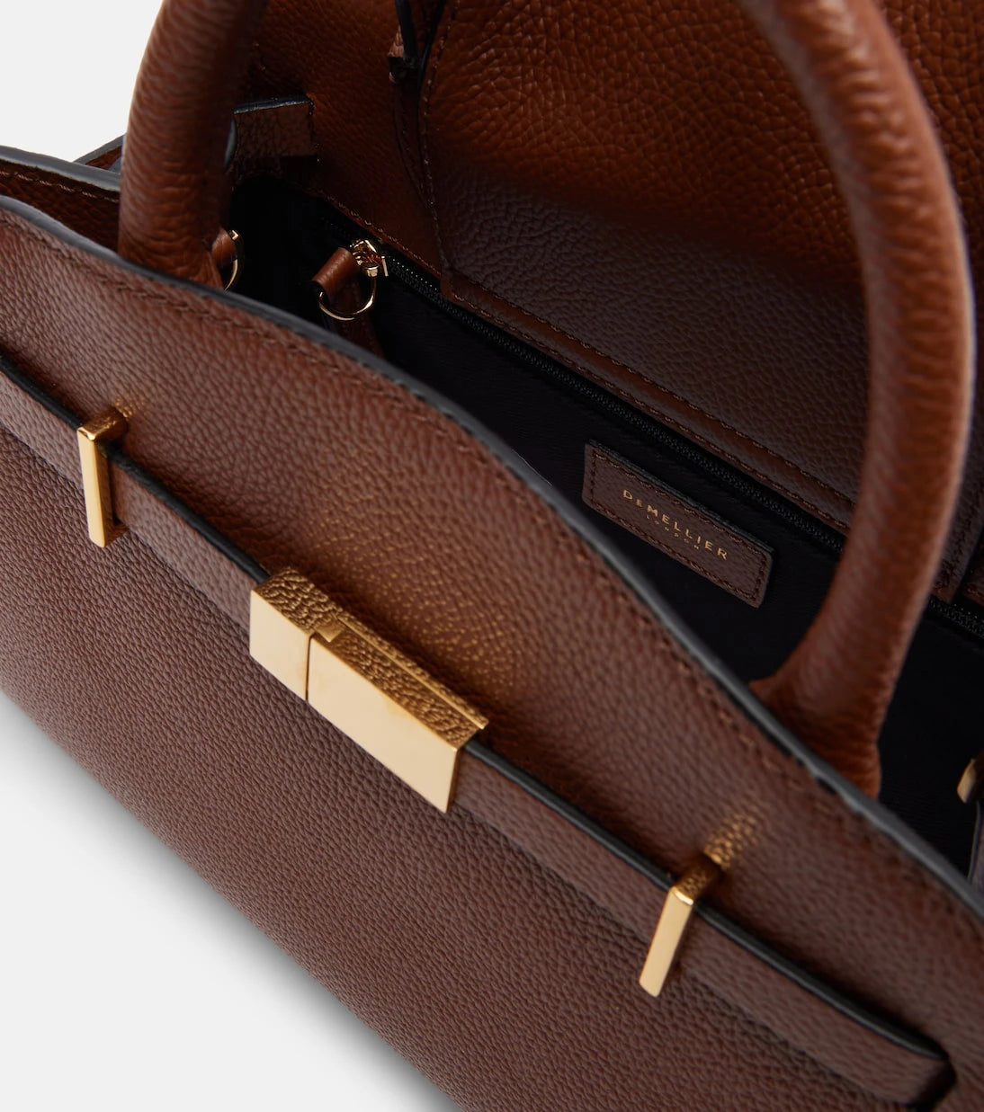 DeMellier - Hudson Small leather top-handle bag