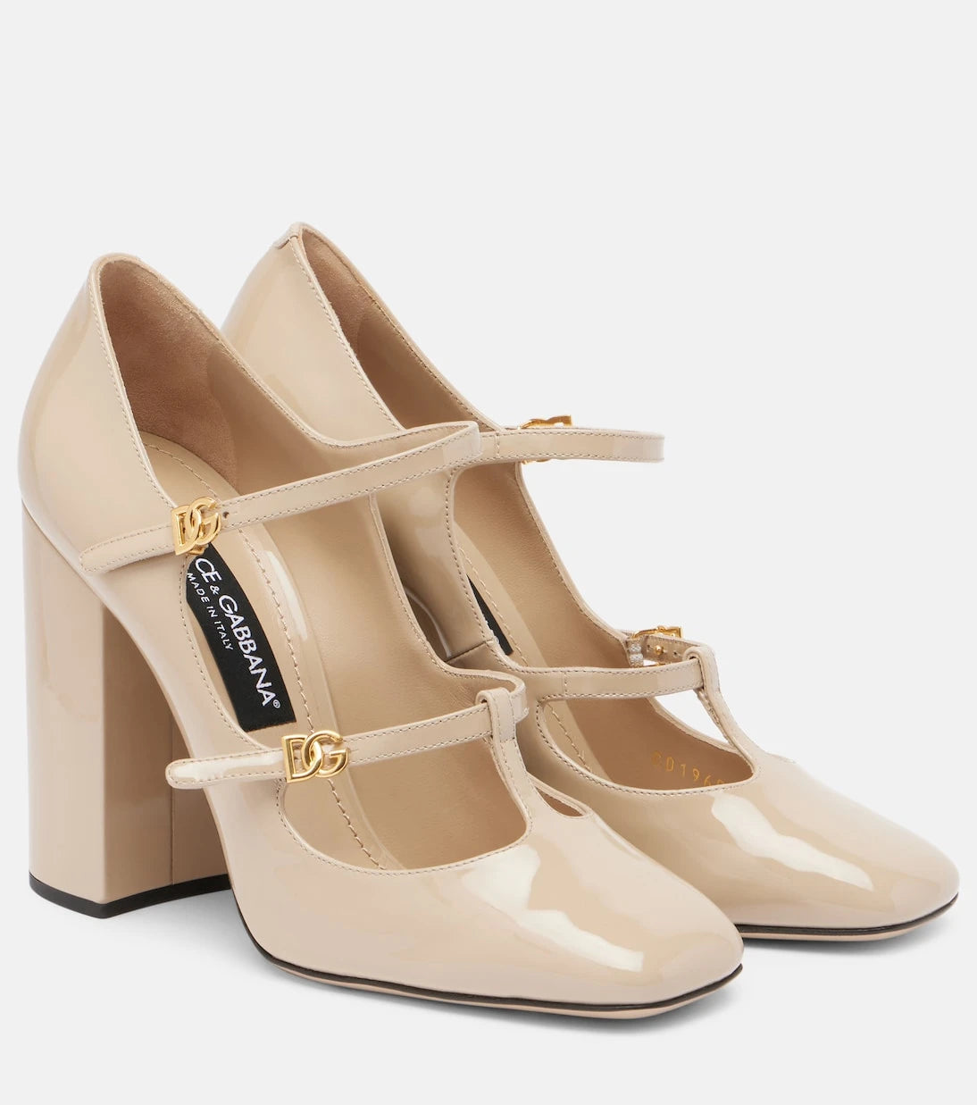 Dolce&Gabbana - DG 105 patent leather Mary Jane pumps