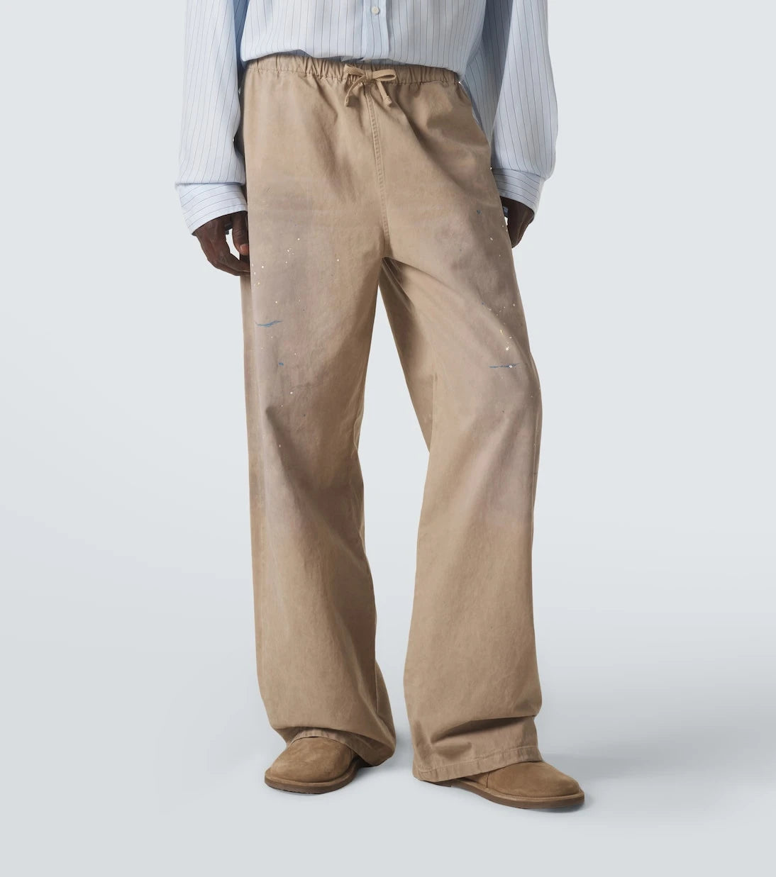 Acne Studios - Cotton twill wide-leg pants