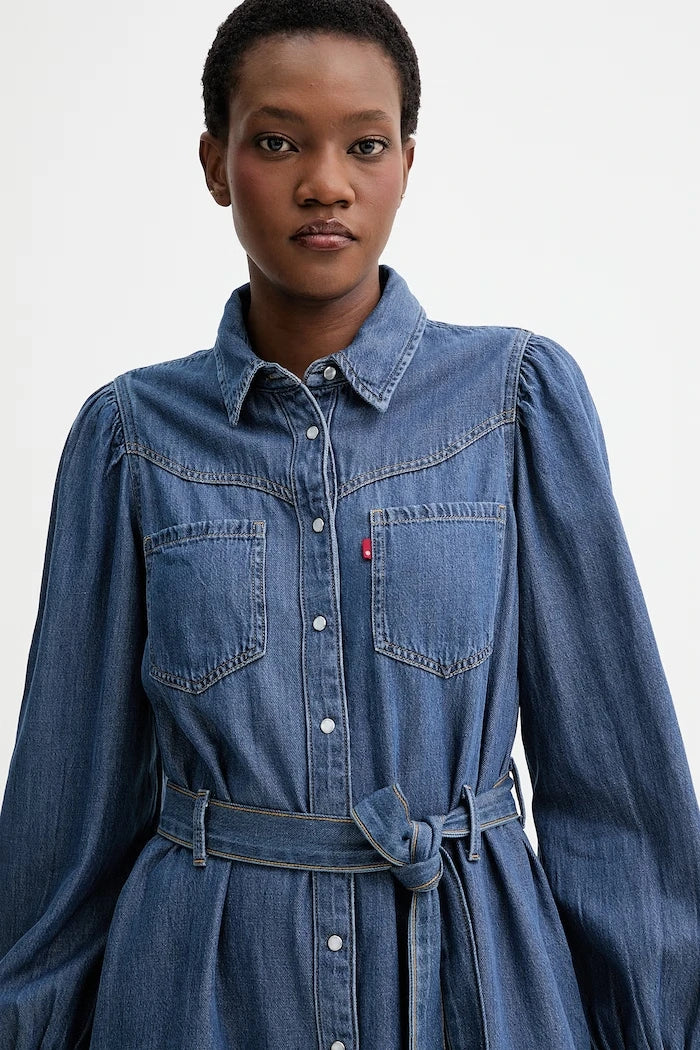 Levi's JOURNEY LS MAXI Kot Elbise