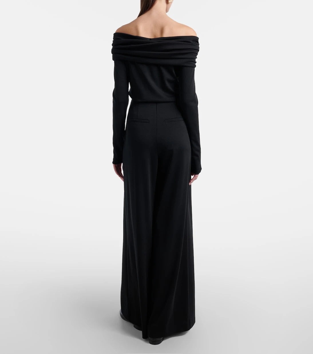 Max Mara - Cocco virgin wool jersey wide-leg pants