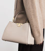 Tory Burch Beige Medium Leather Eleanor Top-Handle Bag