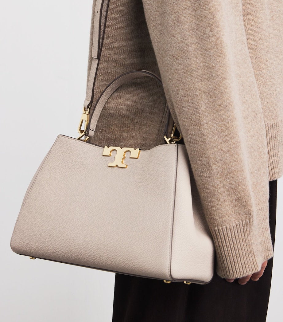 Tory Burch Beige Medium Leather Eleanor Top-Handle Bag