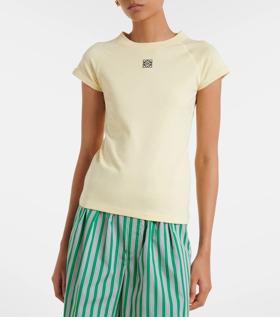 Loewe - Anagram cotton-blend T-shirt