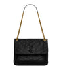 Black Medium Niki Shoulder Bag