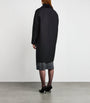 Max Mara Black Wool-Silk Coat
