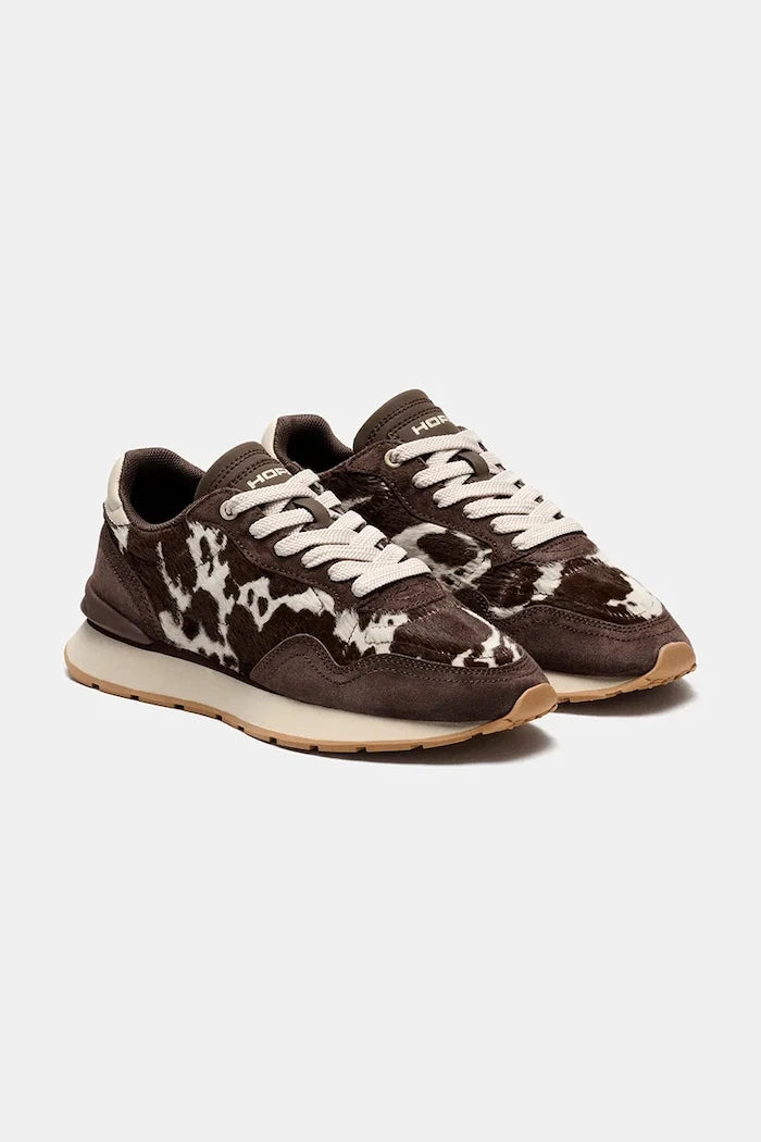 Hoff CITY PRINT BROWN kadın süet spor ayakkabı