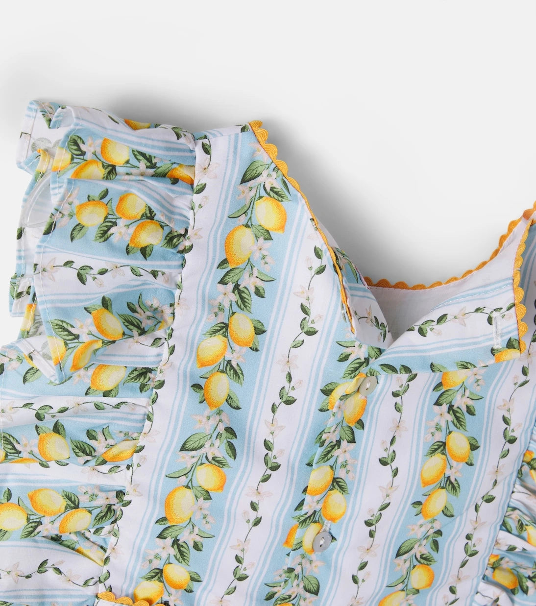 La Coqueta - Limon printed cotton dress