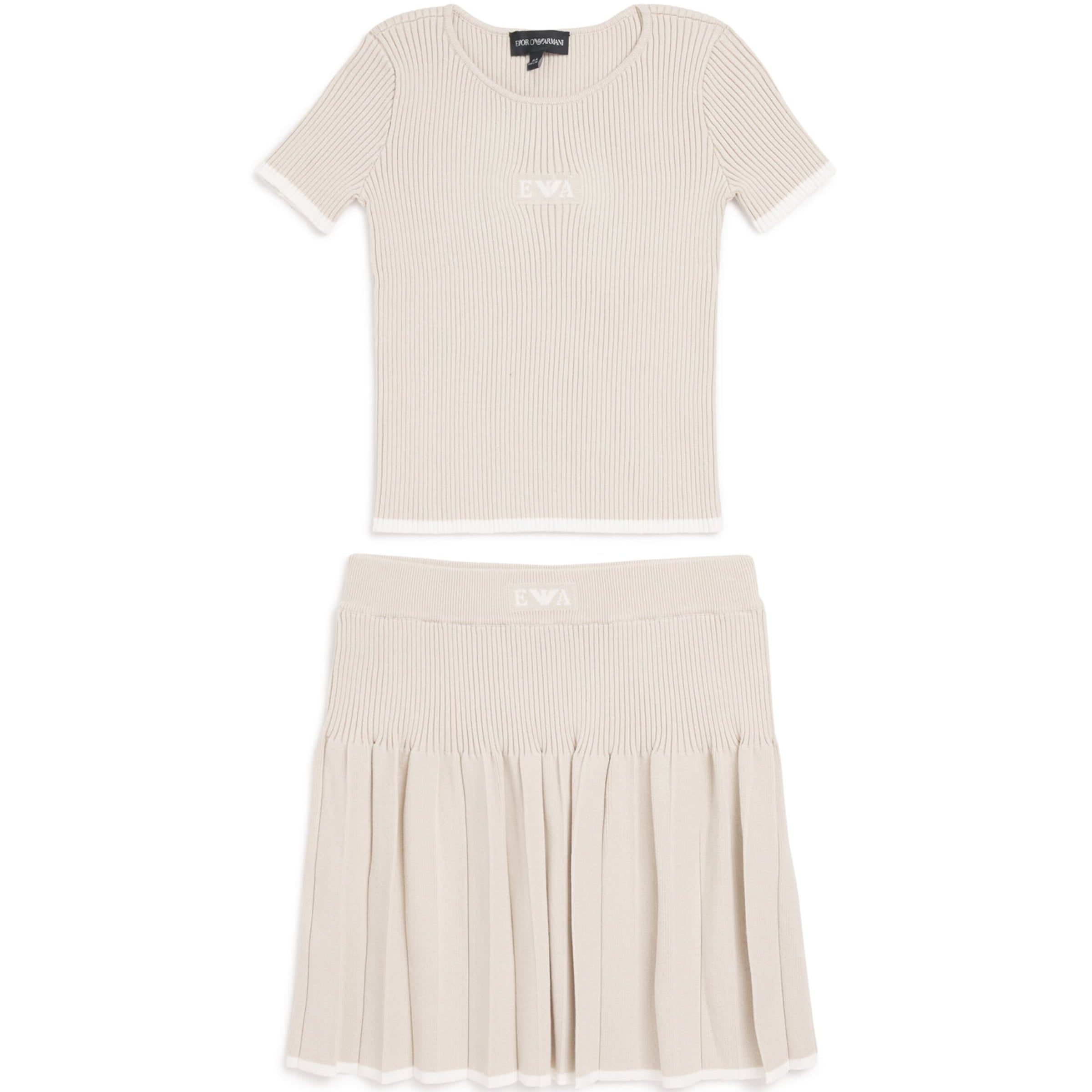Emporio Armani Kids Knitted Top and Skirt Set (4-14 Years)