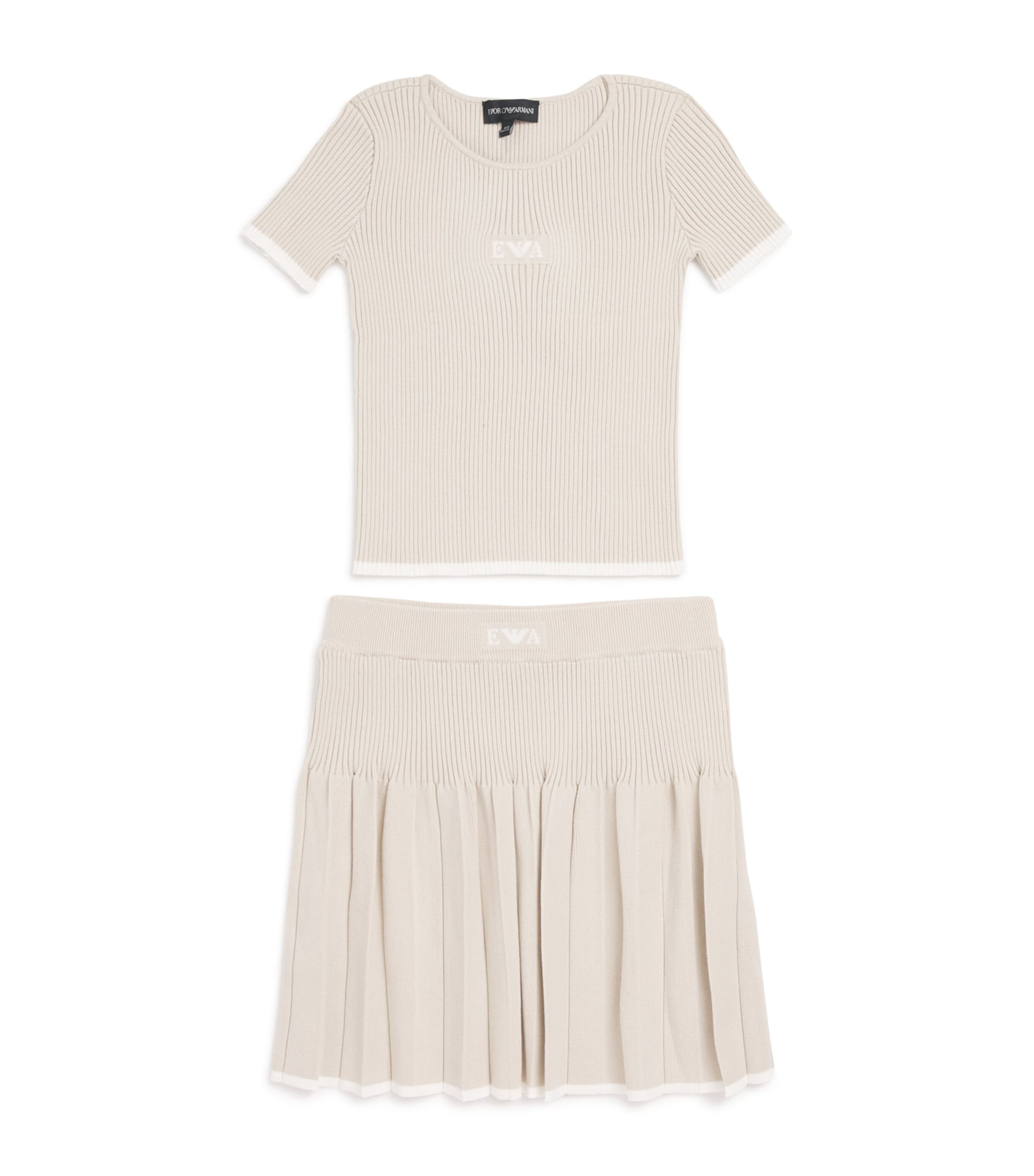 Emporio Armani Kids Knitted Top and Skirt Set (4-14 Years)