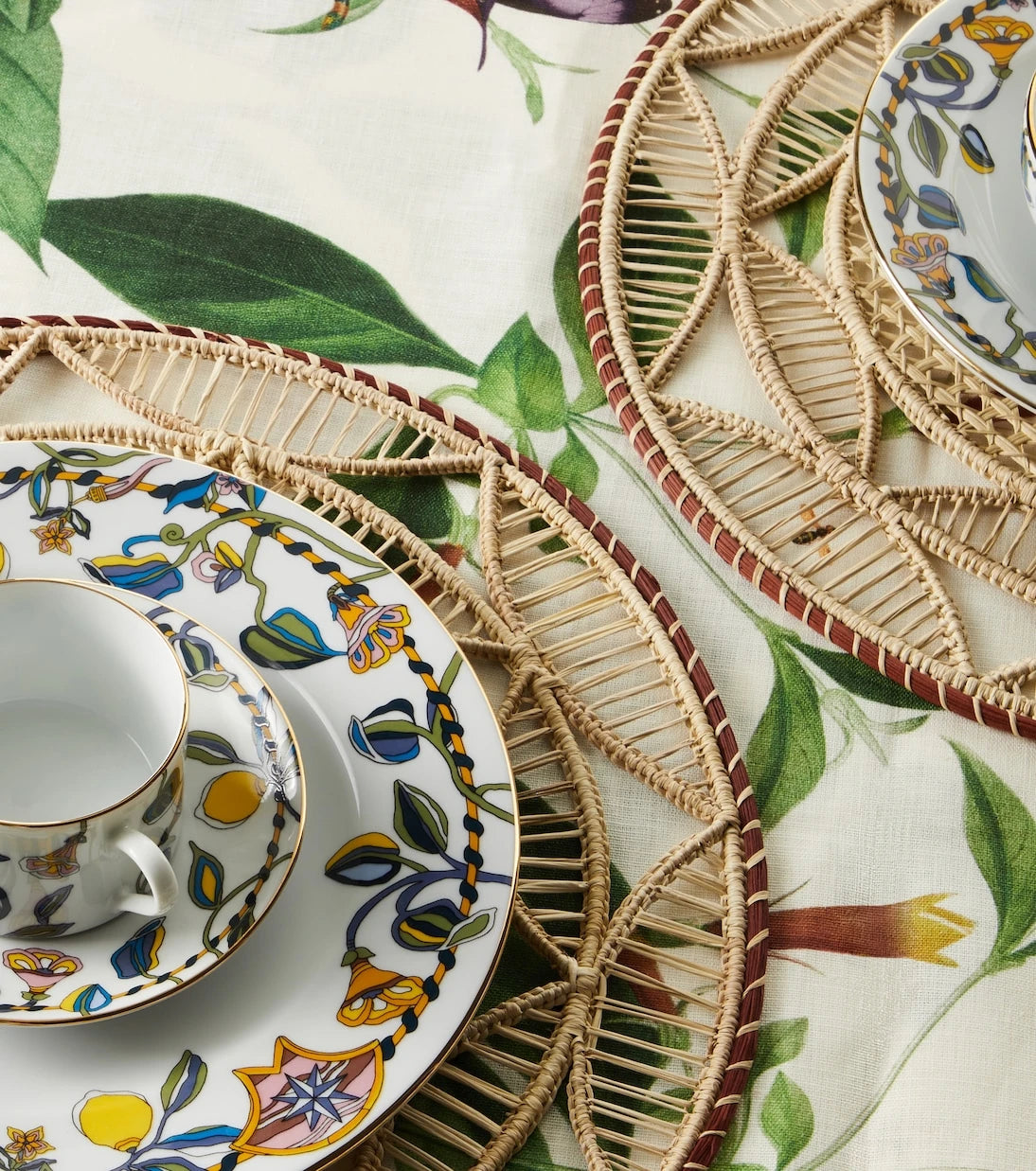 La DoubleJ - Sol Brick set of 2 woven placemats