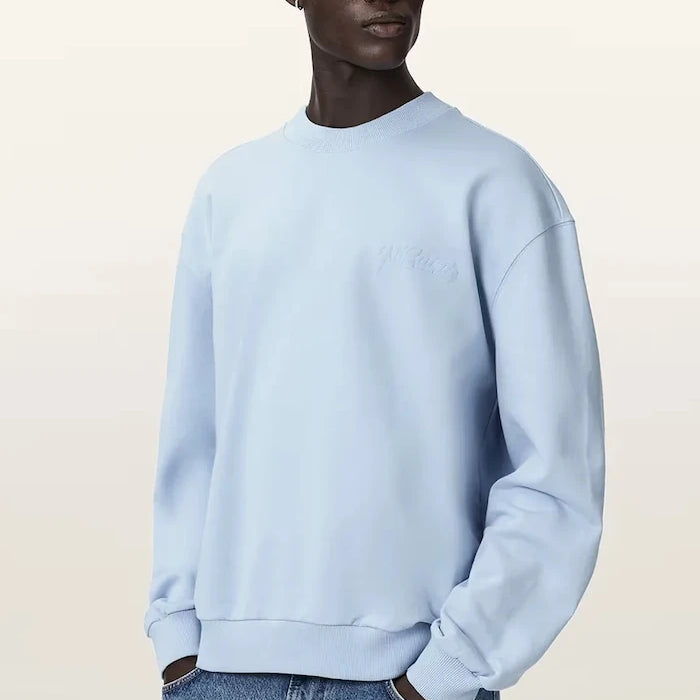 AllSaints ODYSSEY Erkek Pamuklu Oversize Sweatshirt