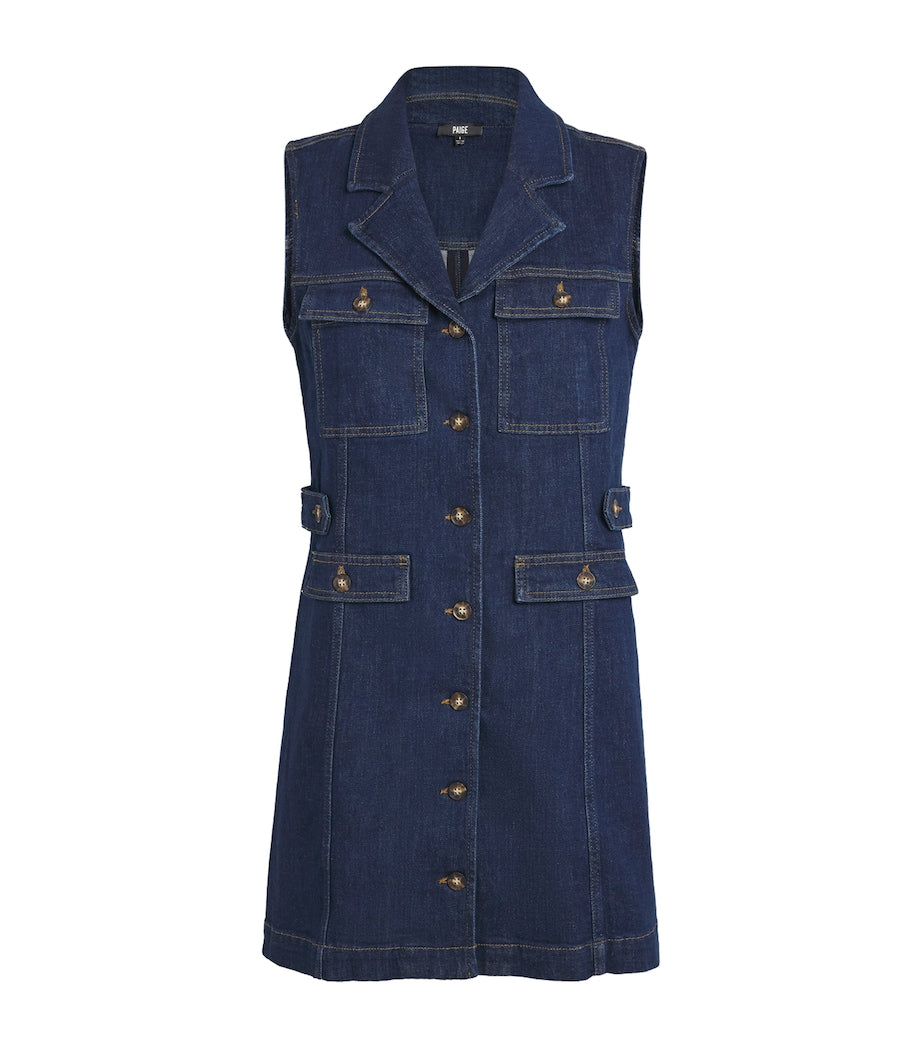 Navy Denim Andria Mini Dress