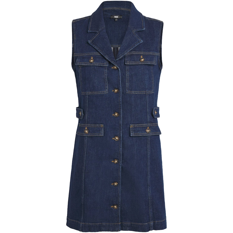 Navy Denim Andria Mini Dress