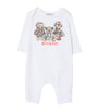 Burberry Kids Stretch-Cotton Thomas Bear and Friends Playsuit (1-18 Months)