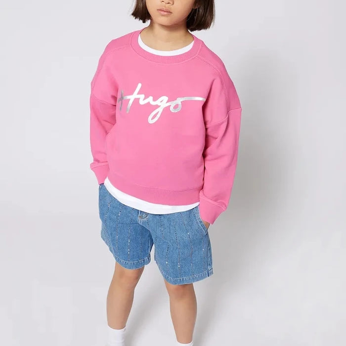 Çocuk HUGO sweatshirt