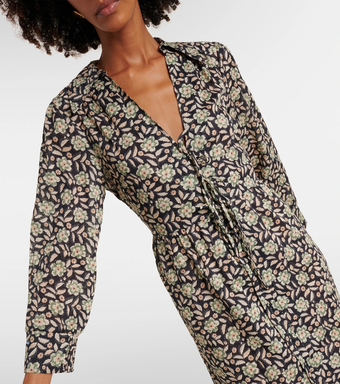 Rixo - Franchi floral cotton midi dress