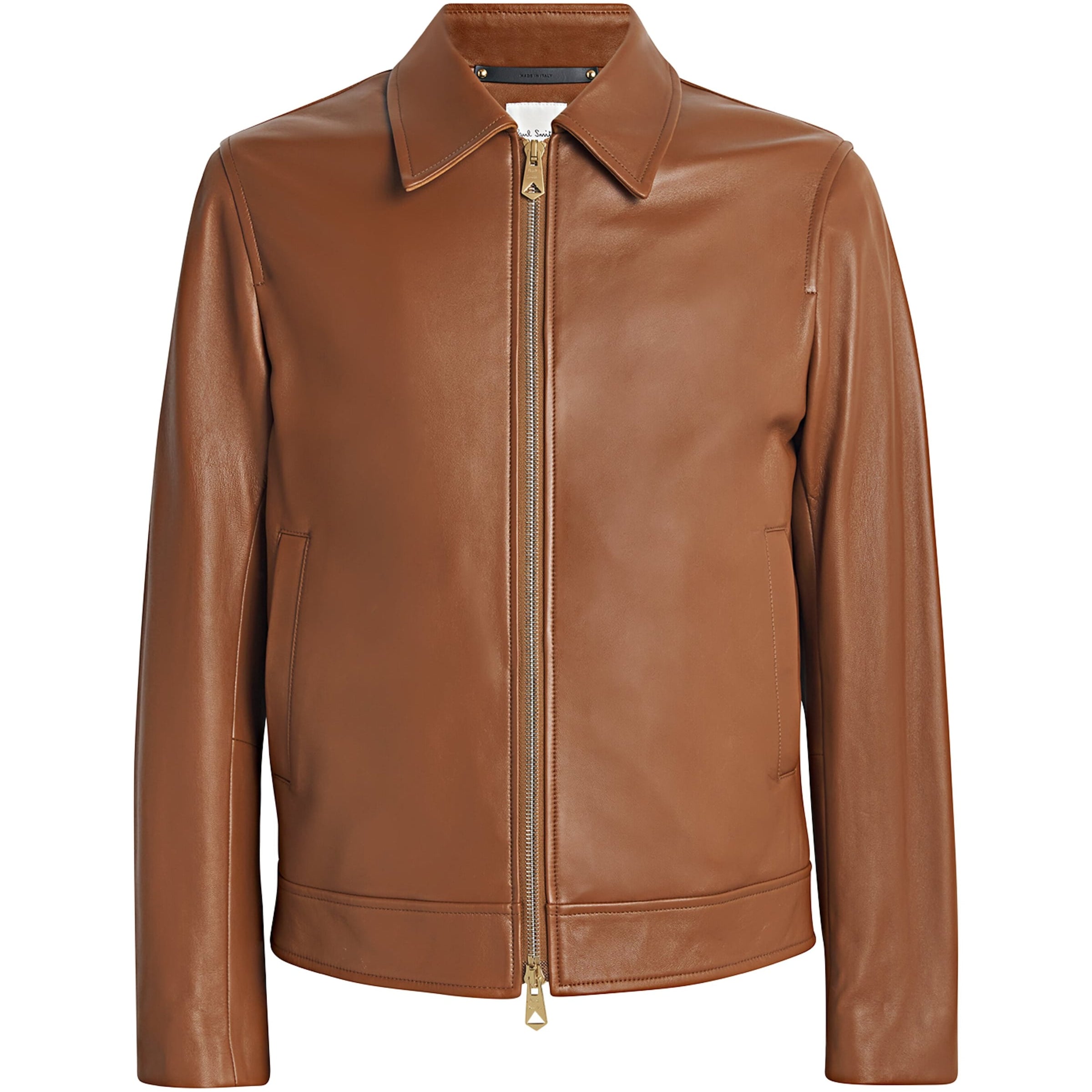 Paul Smith Brown Leather Jacket