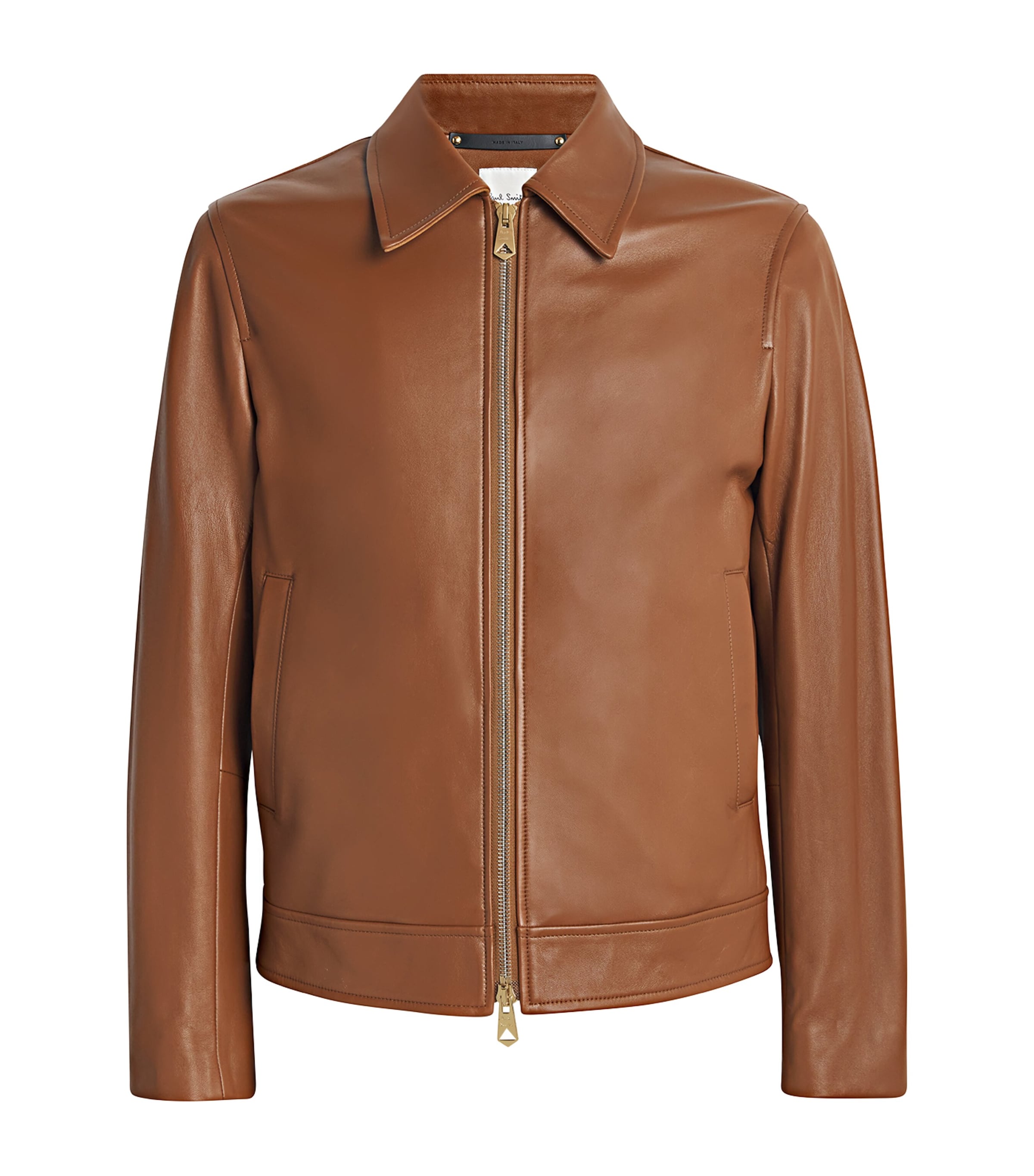 Paul Smith Brown Leather Jacket