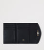 Black Leather Folded Darley Wallet