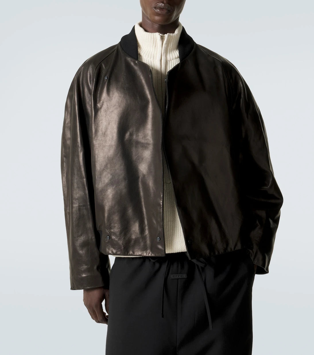 Fear of God - Deri bomber ceket