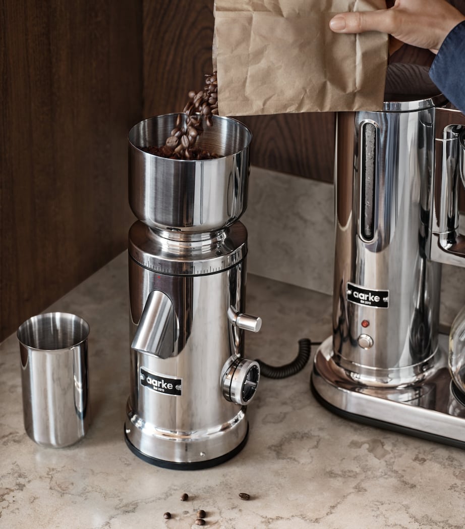 Stainless Steel Flat Burr Coffee Grinder