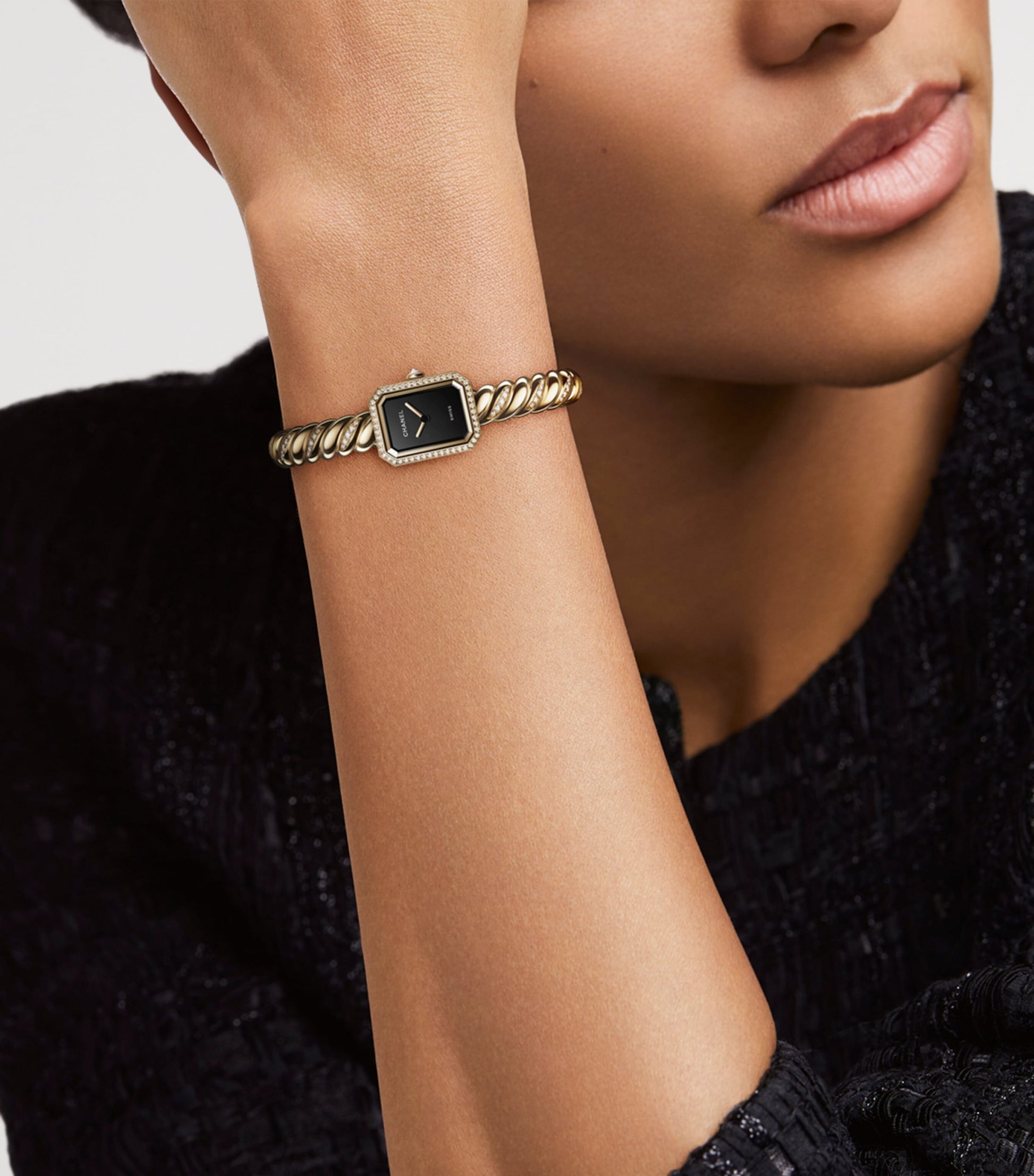 CHANEL Yellow Gold and Diamond Première Galon Watch 19.7mm