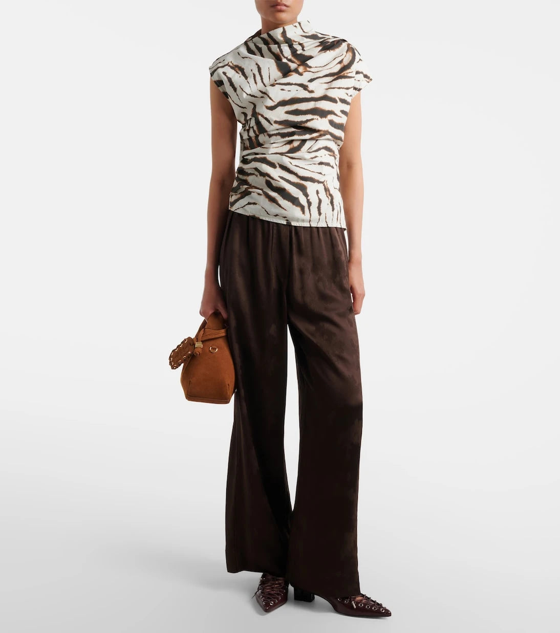 Ganni - Mini top-handle bag