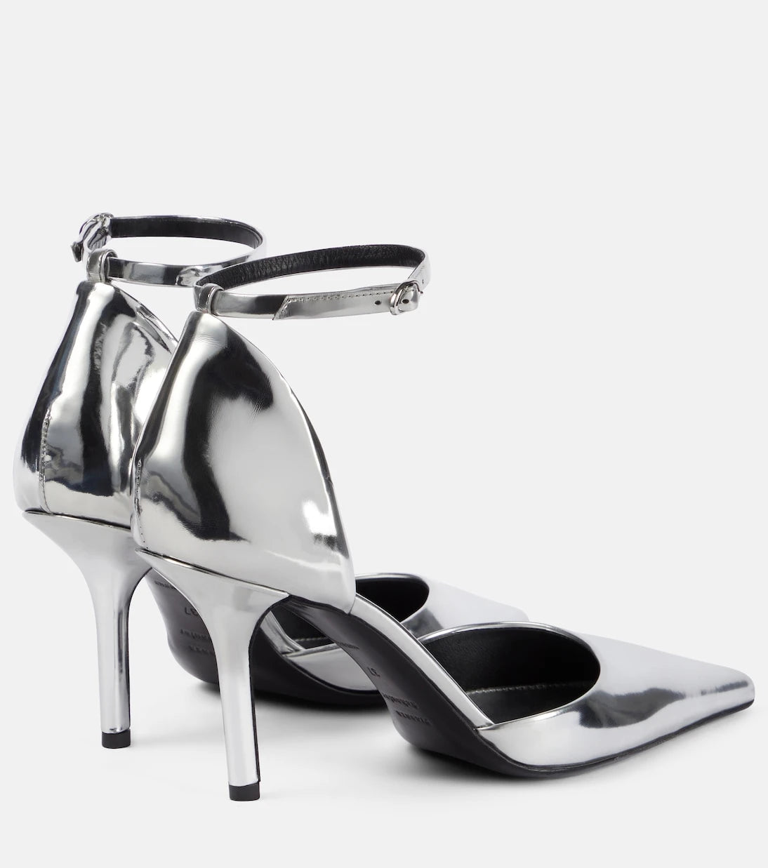 Proenza Schouler - Slash 85 mirrored leather pumps