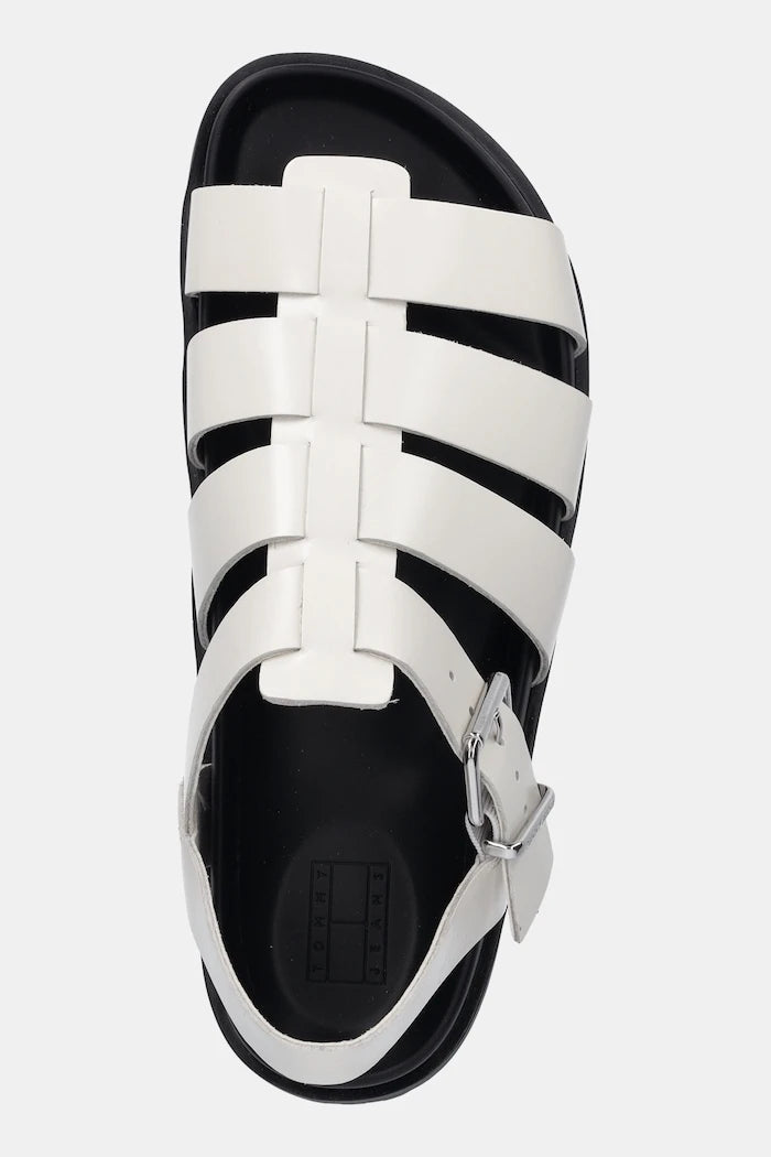Tommy Jeans TJW FISHERMAN PATENT SANDAL Deri Sandalet