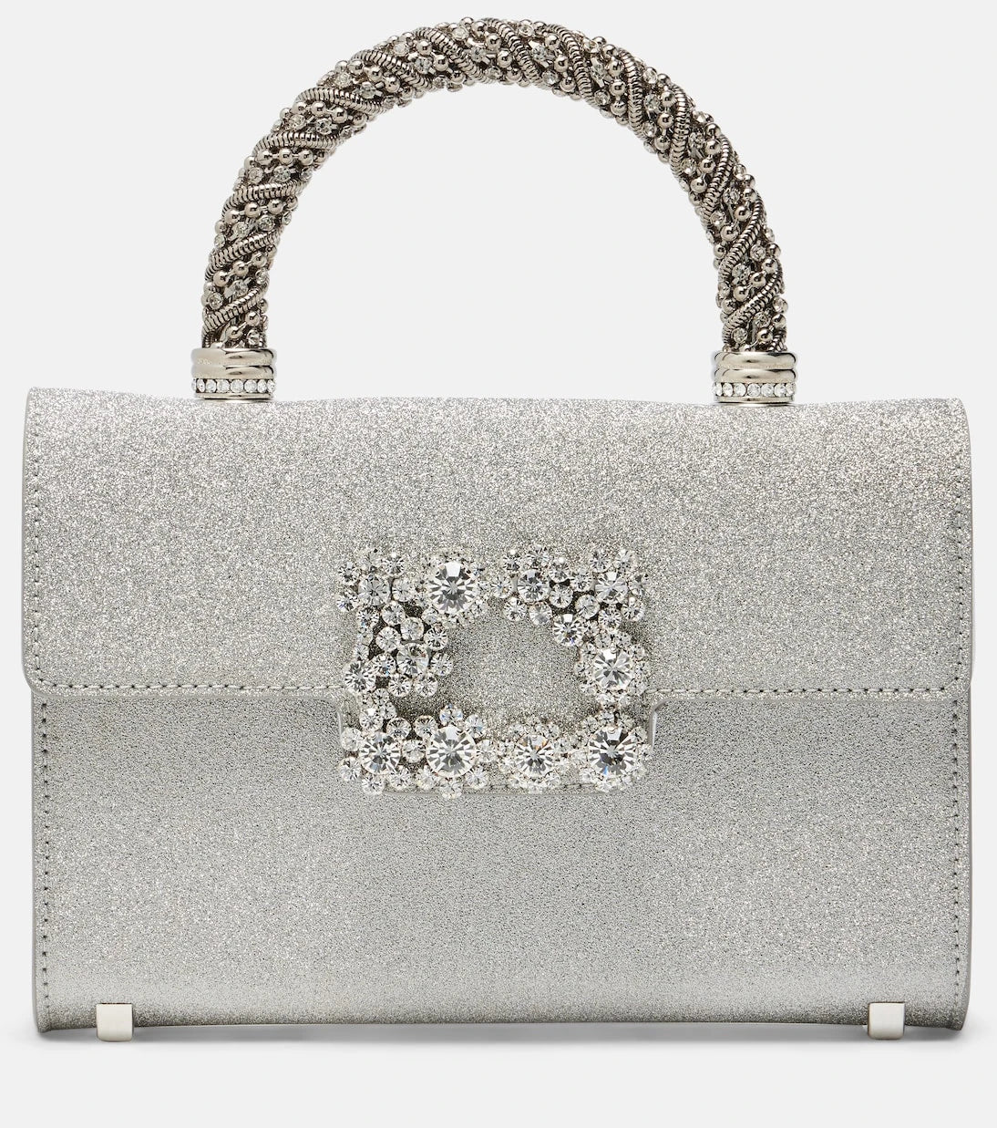 Roger Vivier - Jewel Efflorescence Mini glitter tote bag