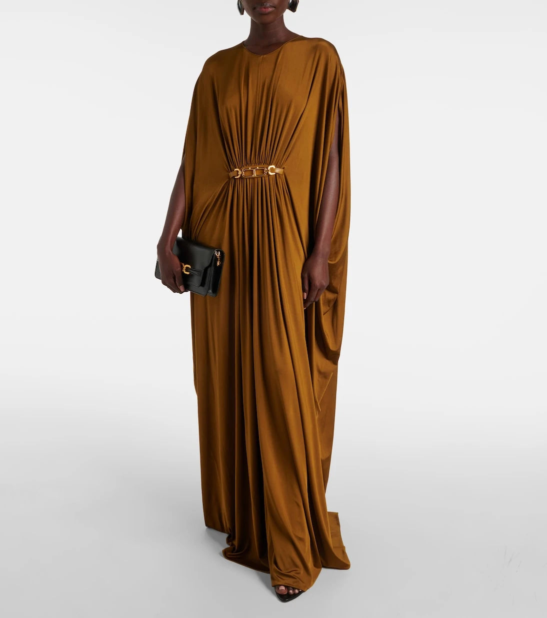 Tom Ford - Belted satin jersey kaftan